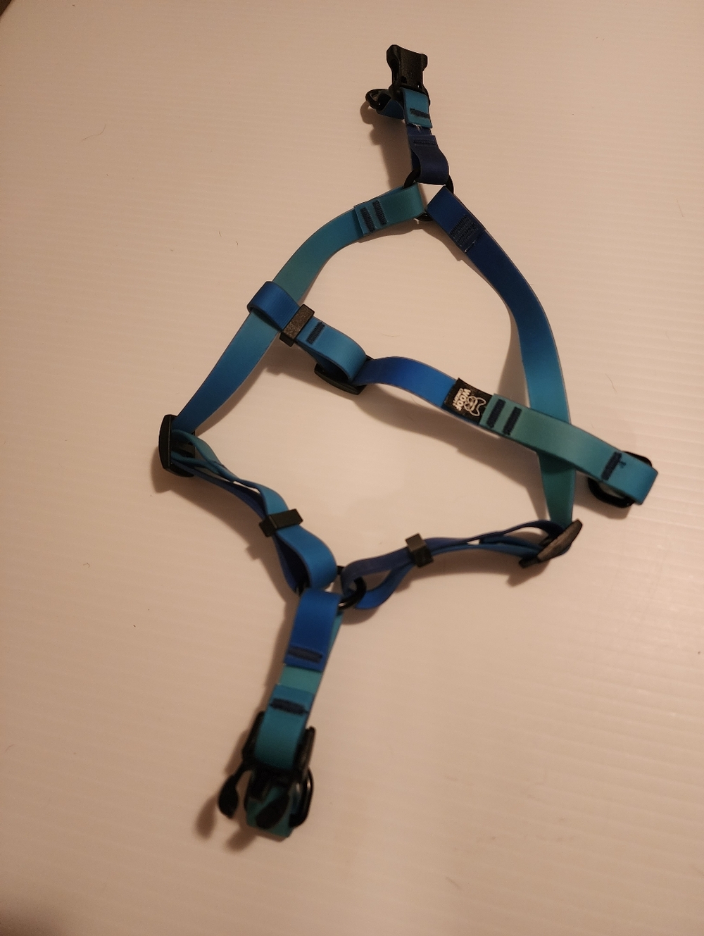 Woof Concept Dog Blue Hawaiian - Waterproof size SMALL - Worn Once.